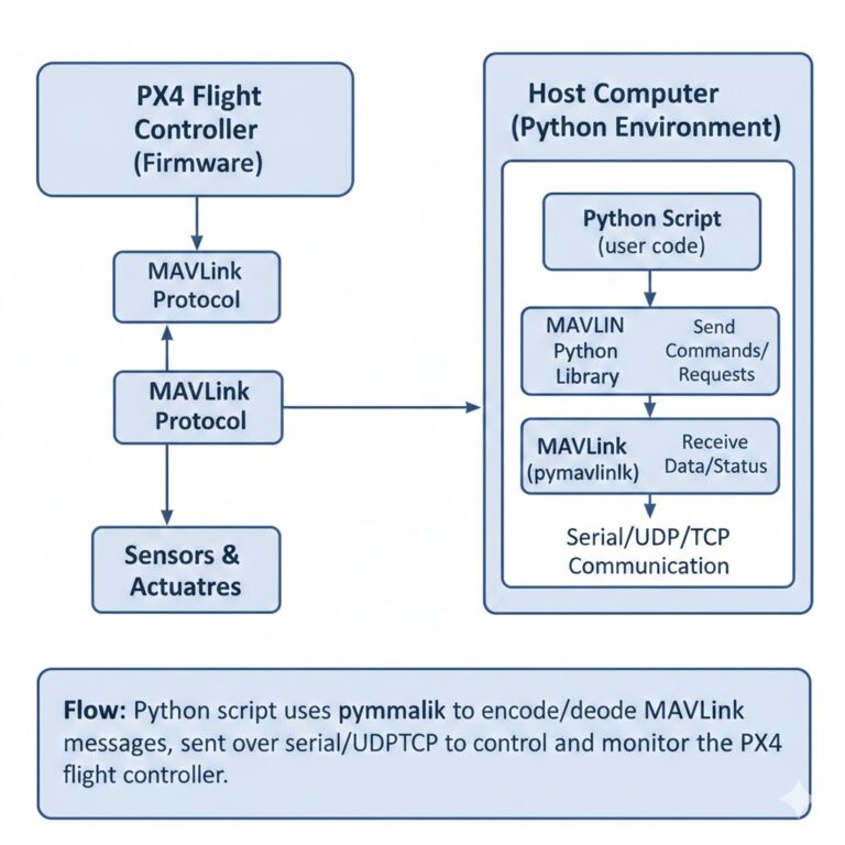 PX4 MAVLink-Python 프로그래밍: 2. Python MAVLink 라이브러리 사용