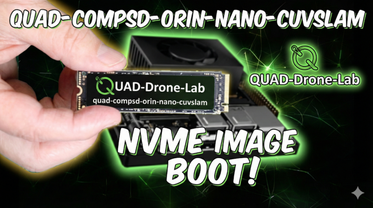 V-SLAM 컴패니언컴퓨터 소프트웨어 – QUAD isaac-ros-vslam NVMe SSD 출시