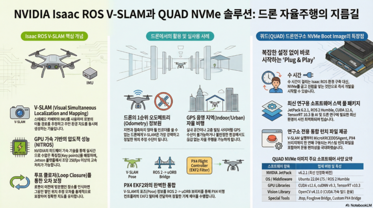 GPS가 끊겨도 드론은 멈추지 않는다: Isaac ROS V-SLAM으로 여는 자율 비행의 신세계
