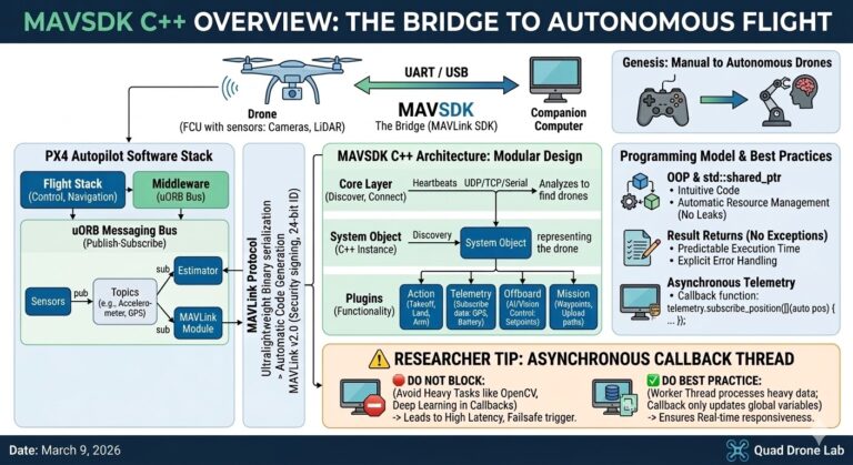 PX4 MAVSDK – C++ Programming 제 [1편] 라이브러리 개요 및 아키텍처
