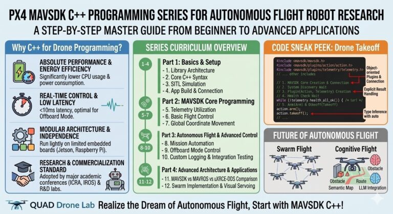 [연재 안내] PX4 MAVSDK C++ 프로그래밍의 모든 것
