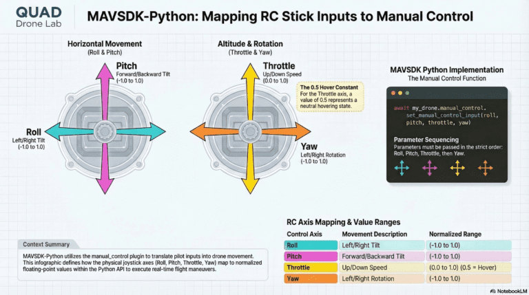 MAVSDK-Python 프로그래밍 완벽 가이드 [제11편]: 키보드 입력을 활용한 드론 수동 제어 만들기