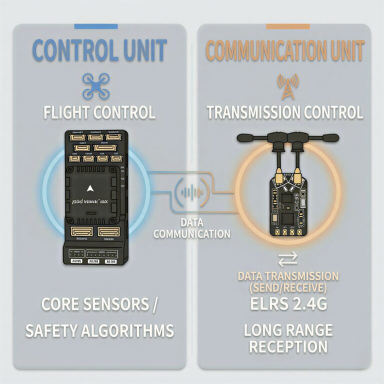 Drone Component Selection – Control & Communication Section: The 911 FALCON Project