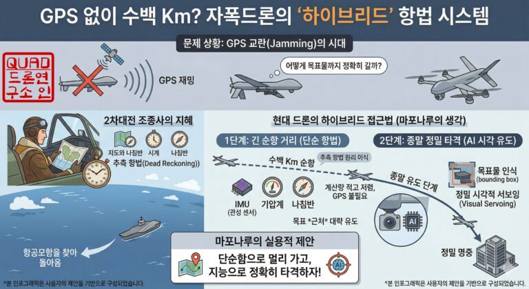 자폭 드론의 ‘non-GPS 하이브리드 무인 항법 시스템’ 만들기: 준비