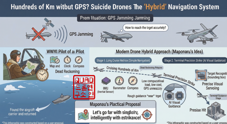 Building a ‘non-GPS Hybrid Unmanned Navigation System’ for Suicide Drones: Ready